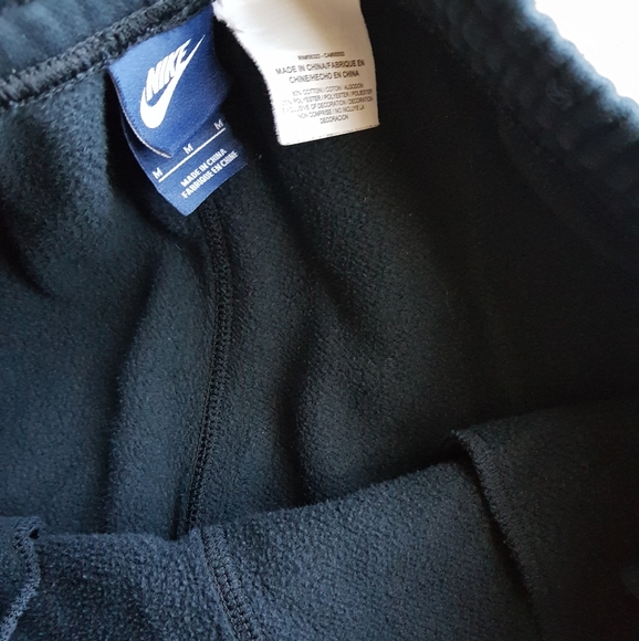 Nike Big Swoosh Sweat Shorts black size Medium - Picture 4 of 7